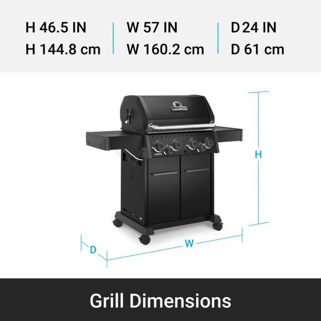 Broil King - Crown 490 Shadow