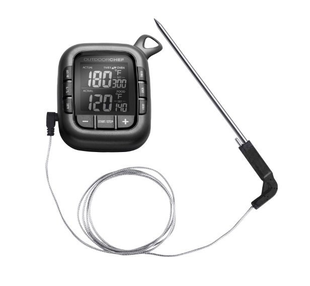 Outdoorchef - Grilovací teploměr Gourmet Check Black