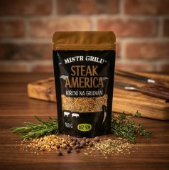 Mistr Grilu - Grilovací koření BEZ SOLI Steak America