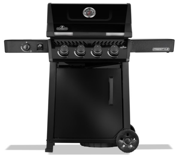 Napoleon - Freestyle 425 s dveřmi a bočním vařičem černý