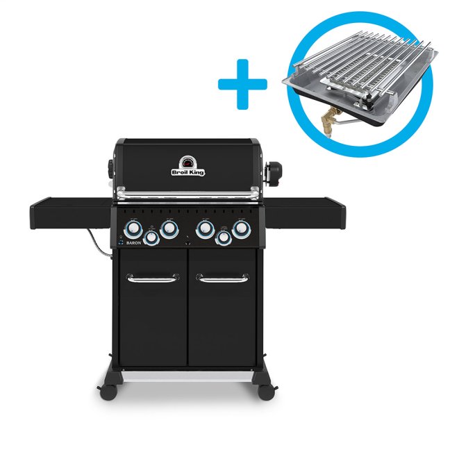 Broil King - Akční set Baron 490 Shadow s infra vařičem