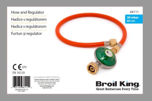 Broil King - Sada hadice s regulátorem 30 mbar