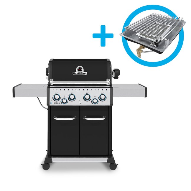 Broil King - Akční set Baron 490 s  infra vařičem