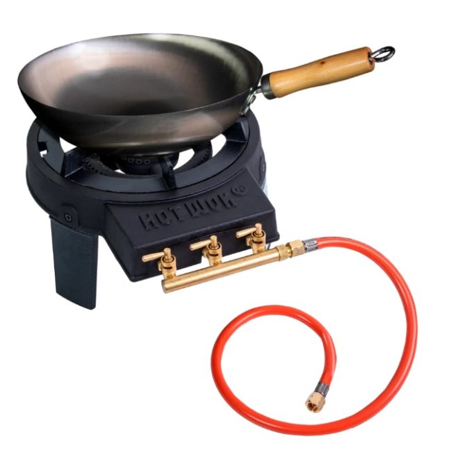 Hot Wok - Litinový vařič 7 kW + wok pánev