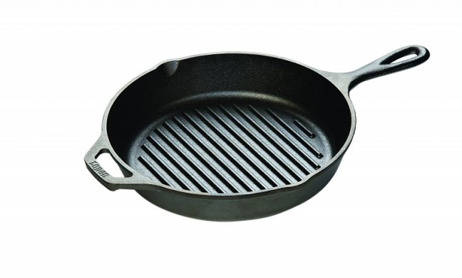 Lodge - Kulatá litinová grilovací pánev (průměr 26 cm)