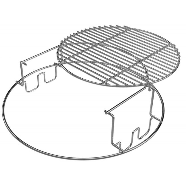 Big Green Egg - 2-dílný víceúrovňový rošt XL