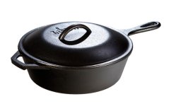 Lodge - Hluboká litinová pánev s poklicí (průměr 26 cm)