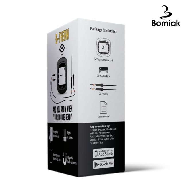 Borniak - Teploměr B-btherm - Bluetooth