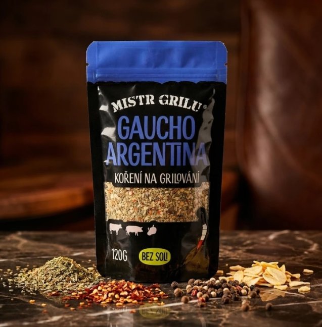 Mistr Grilu - Grilovací koření BEZ SOLI Gaucho Argentina