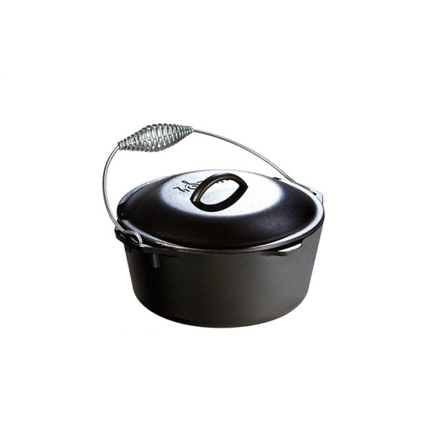 Lodge - Litinový hrnec Dutch oven 4,7  l s poklicí a kovovým držadlem