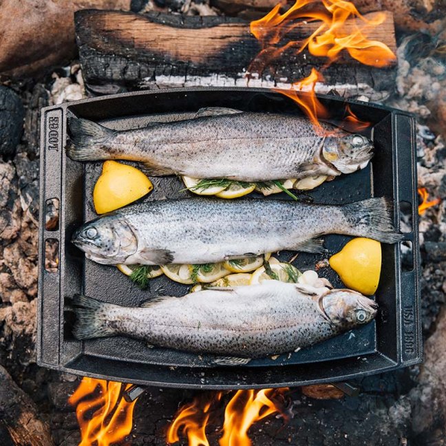 Lodge - Litinový plech na pečení 38x30 cm