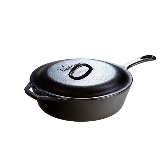 Lodge - Hluboká litinová pánev s poklicí (průměr 30 cm)