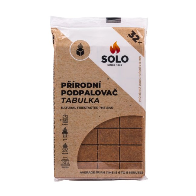 Solo - EKO podpalovač tabulka