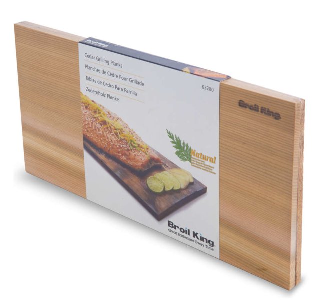 Broil King - Grilovací prkénko cedr 19x38 cm (2 ks)