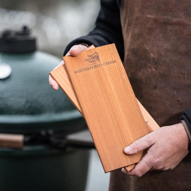 Big Green Egg - Dřevěná grilovací prkénka Cedr 2 ks