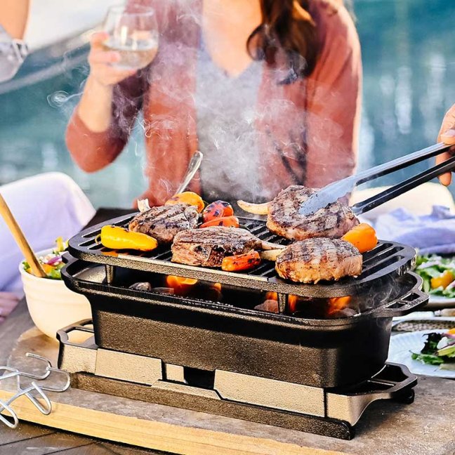 Lodge - Litinový gril Sportsman PRO