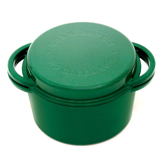 Big Green Egg - Litinový pekáč kulatý