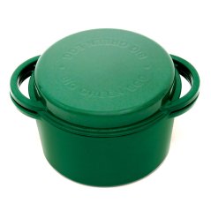 Big Green Egg - Litinový pekáč kulatý