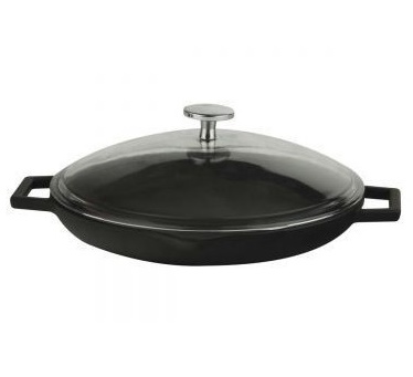 LAVA Metal - Litinová pánev 26 cm s madly a pokličkou