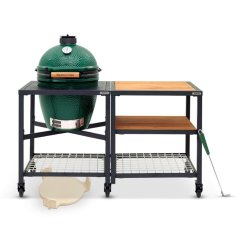 Big Green Egg - Large set se stolem + MONTÁŽ