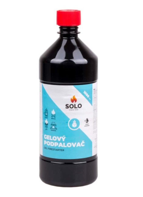 Solo - Gelový podpalovač grilů a krbů 1000 ml
