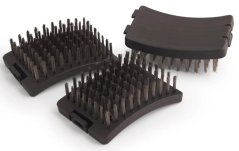 Broil King - Náhradní hlavice s nerezovými štětinami  pro kartáč Baron (3 ks)