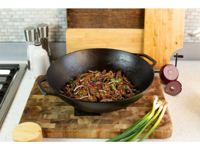 Lodge - Litinový wok (průměr 35 cm)